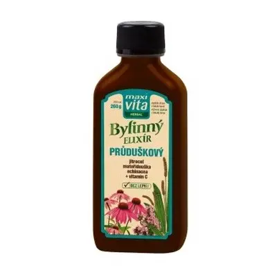 Maxi Vita Herbal Bylinný elixír Průduškový 200ml