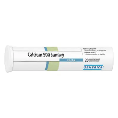 Calcium 500 šumivý forte Generica eff.tbl.20