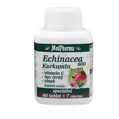 MedPharma Echinacea 600 Forte+kurkumin tbl.67