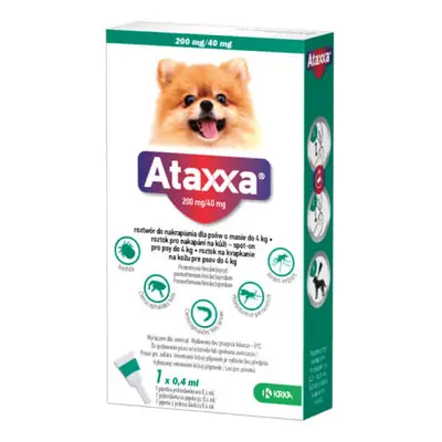 Ataxxa pro psy do 4kg spot-on 1x0.4ml