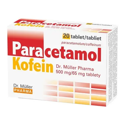 PARACETAMOL/KOFEIN DR. MÜLLER PHARMA 500MG/65MG TBL NOB 20