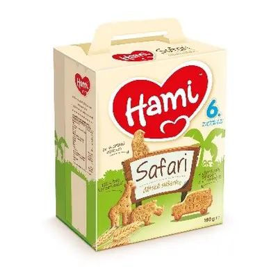 Hami Safari dětské sušenky 180g 6M+