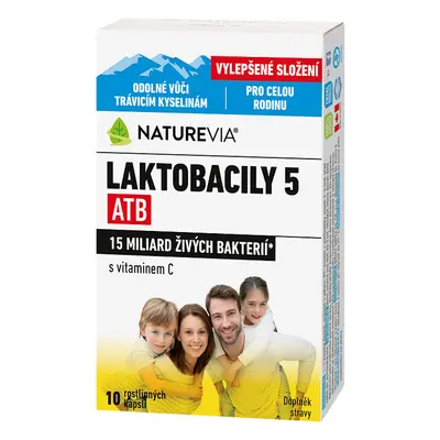 NatureVia Laktobacily 5 ATB cps.10