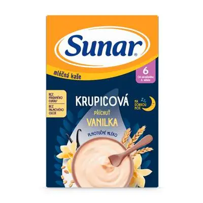 Sunar Ml.krupicová kaše Vanilka na dobrou noc 210g