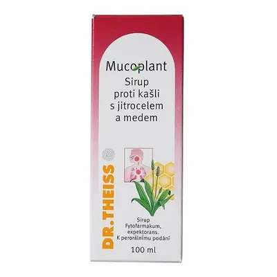 MUCOPLANT PROTI KAŠLI S JITROCELEM A MEDEM SIR 100ML