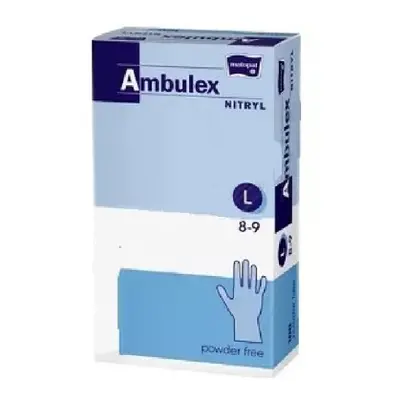 Ambulex Nitryl rukavice nepudrové violet L 100ks