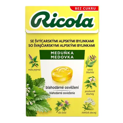 RICOLA Meduňka bez cukru 40g