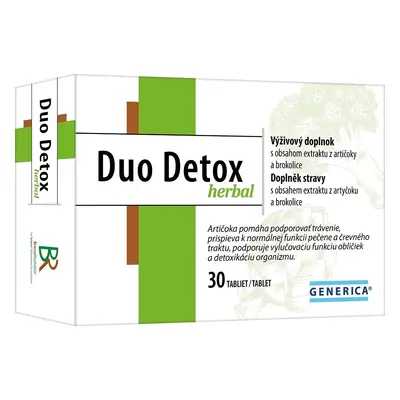 Duo Detox herbal tbl.30 Generica