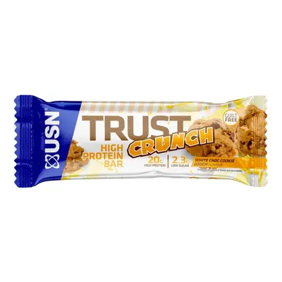 USN Trust Crunch 60 g bílá čokoláda se sušenkou