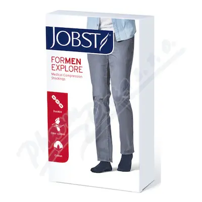 JOBST forMen Explore kompresní punčochy lýtkové se špicí vel.V barva černá