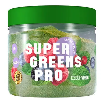 Czech Virus Super Greens Pro V2.0 360 g lesní ovoce