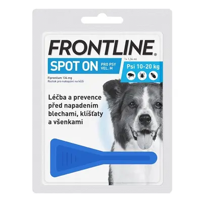 Frontline Spot On Dog M 1x1 pipeta 1.34ml