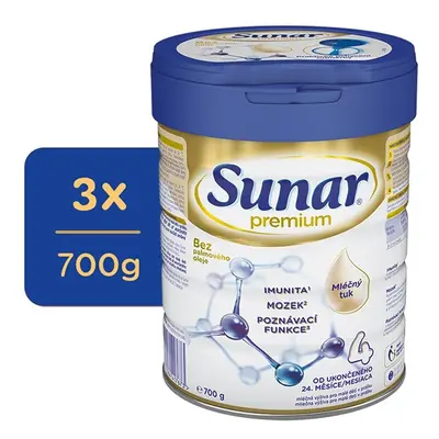 Sunar Premium 4 700g - balení 3 ks