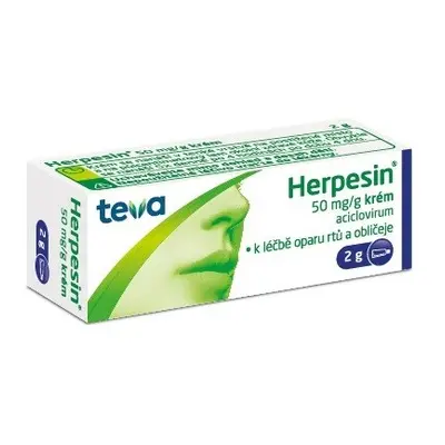 HERPESIN 50MG/G CRM 2G