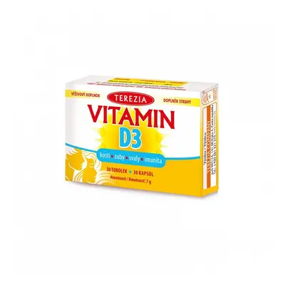 TEREZIA Vitamín D3 1000 IU 30 tobolek