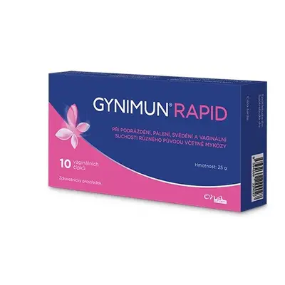 Gynimun Rapid 10 vaginálních čípků