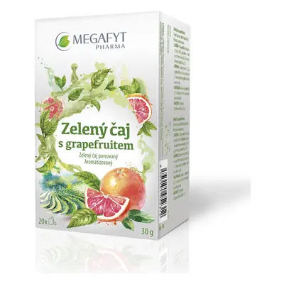 Megafyt Zelený čaj s grapefruitem 20x1.5g