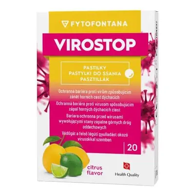 Fytofontana VIROSTOP pastilky citrus 20ks