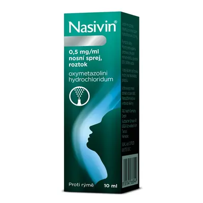 Nasivin (0,5 mg/ml nosní sprej, roztok)