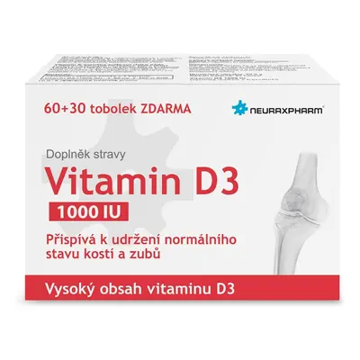 Vitamin D3 1000IU tob.60+30 ZDARMA