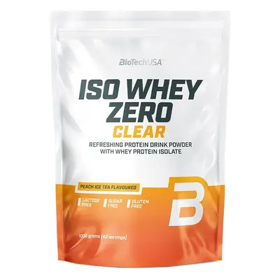 BioTech Iso Whey Zero Clear 1000 g peach ice tea