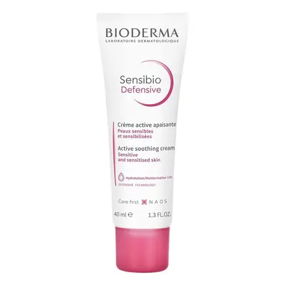 BIODERMA Sensibio Defensive aktivní zklidňující krém s lehkou texturou 40 ml