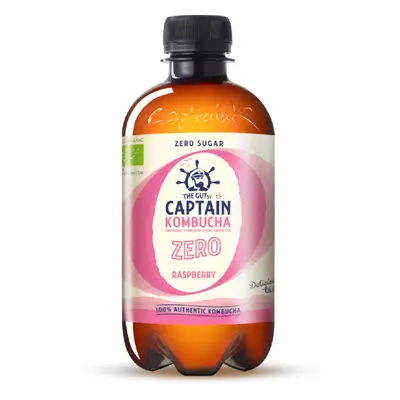 The Gutsy Captain Kombucha malina BIO 400ml Zero