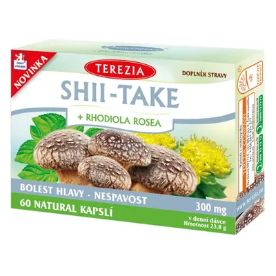 TEREZIA Shii-Take + Rhodiola Rosea 60 kapslí