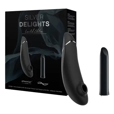 Silver Delights Womanizer Premium + We-Vibe Tango