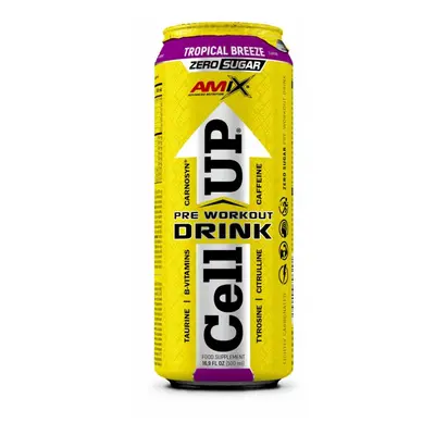 Amix CellUP PreWorkout Drink 500 ml tropical breeze