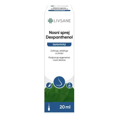 LIVSANE Nosní sprej Dexpanthenol Izotonický 20ml