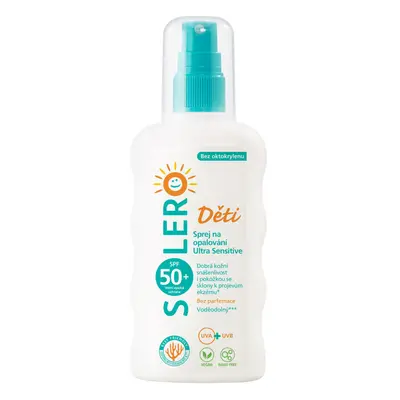 SOLERO Sprej na opalování Sensitive Děti SPF50+ 200ml