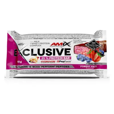 Amix Exclusive Protein Bar 40 g forest fruits