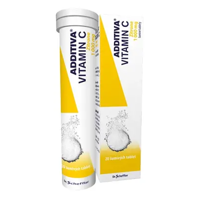 ADDITIVA VITAMIN C ZITRONE 1000MG TBL EFF 20