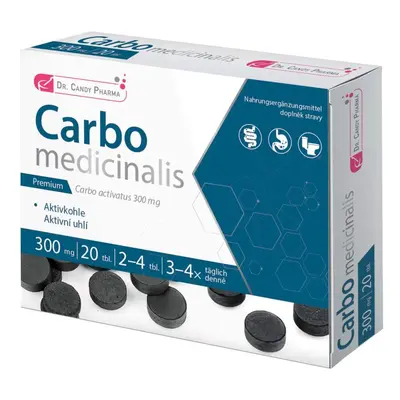 Dr.Candy Pharma Carbo medicinalis tbl.20x300mg