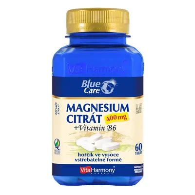 VitaHarmony Magnesium citrát 400mg+vit.B6 tbl.60