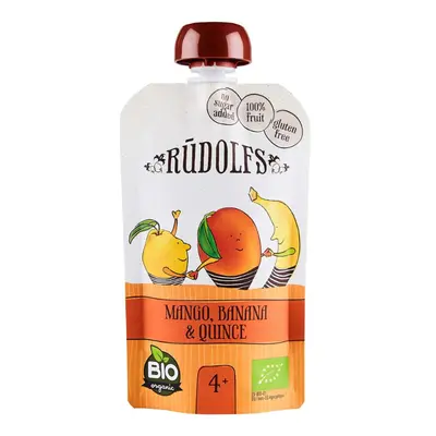 Rudolfs BIO kapsička Mango banán kdoule 110g