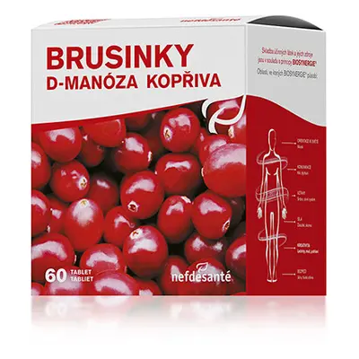 nefdesanté Brusinky D-Manóza Kopřiva tbl.60