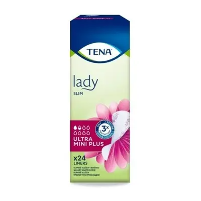 TENA LADY SLIM ULTRA MINI PLUS VLOŽKY ABSORPČNÍ, 24KS, 111ML