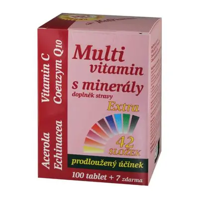 MedPharma Multivitamín s minerály + extra C tbl.107