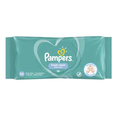 Pampers Fresh Clean Dětské čistící ubrousky 52ks