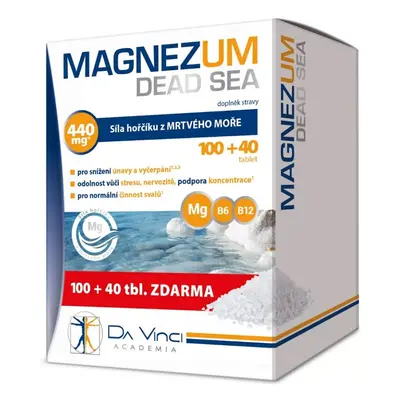 Magnezum Dead Sea Da Vinci Academia tbl.100+40