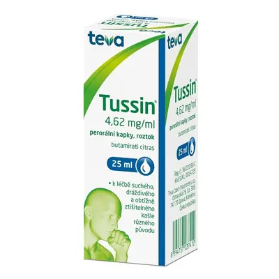 TUSSIN 4,62MG/ML POR GTT SOL 1X25ML