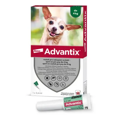 Advantix pro psy do 4kg spot-on 1x0.4ml