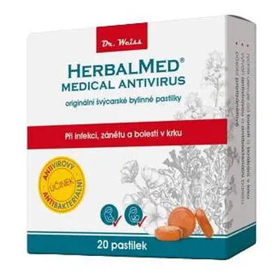 HERBALMED Medical Antivirus Dr. Weiss 20 pastilek