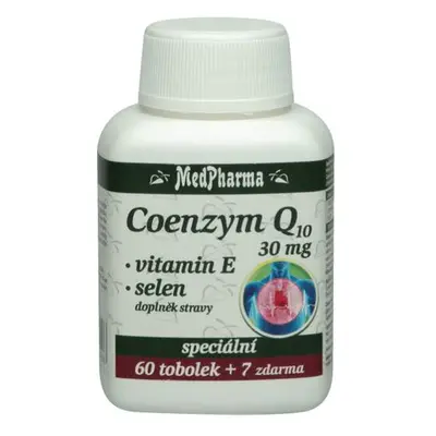 MedPharma Coenzym Q10 30mg + Vitamin E + Selen 67 tablet