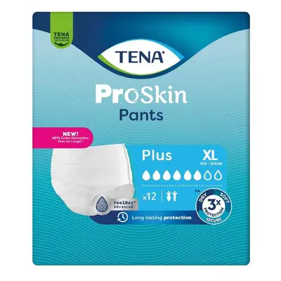 TENA Proskin Pants Plus XL Inkontinenční kalhotky 12ks