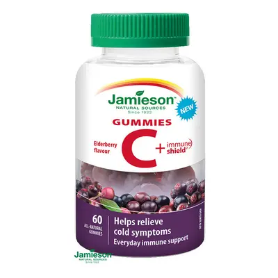 JAMIESON Vitamin C+Immune Shield Gummies pas.60