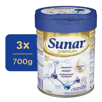 Sunar Premium 2 700g - balení 3 ks