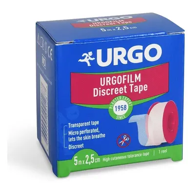 URGO FILM Transparentní náplast 2.5cmx5m NOVÁ